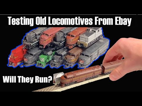 Testing Old Locomotives From Ebay | N Scale Engine Lot
