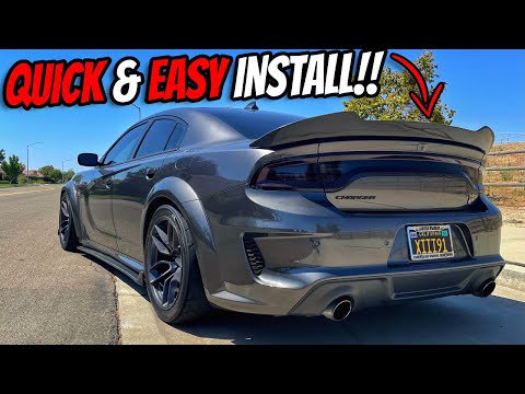 QUICK & EASY Dodge Charger Spoiler Install
