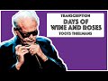 Days of wine and roses - Toots Thielemans (Harmonica) Solo Transcription