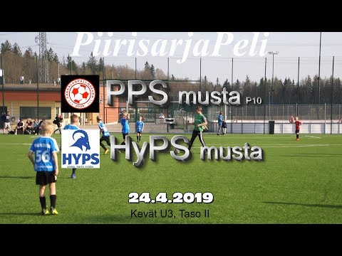 U3 Piirisarjapeli 24.4.2019 PPS Musta p10 vs HYPS Musta
