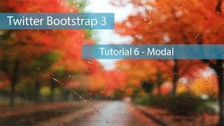 Twitter Bootstrap 3 Tutorial 6 - Modal - Creating Website from Scratch