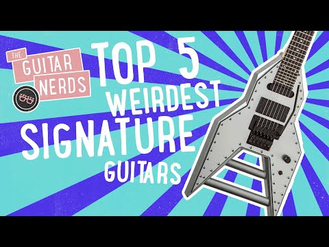 Top Five Weirdest Signature Guitars Ever!