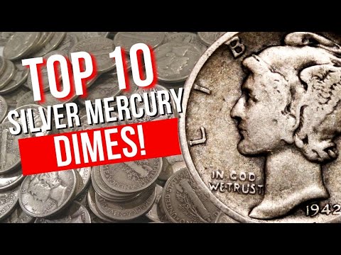 TOP 10 Silver Mercury Dimes!