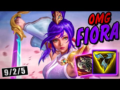 OMG! FIORA! She Destroys Everything | Fiora vs Teemo TOP | League of Legends