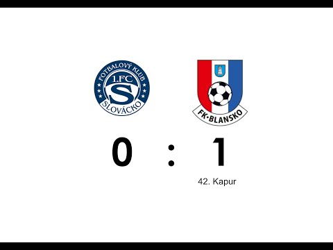 SESTŘIH | MSFL | 28. kolo | 1. FC Slovácko - FK Blansko | 0:1