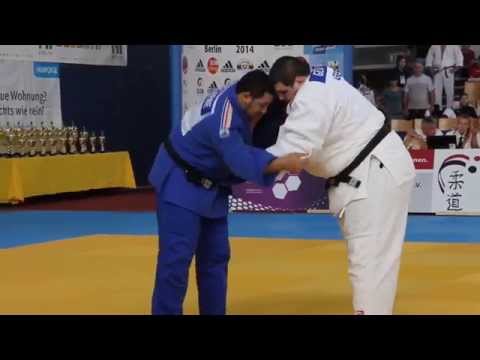 ECJ Berlin 2014 +100 kg Eliminatory Gelashvili (GEO) - Bouizgarne (GER)