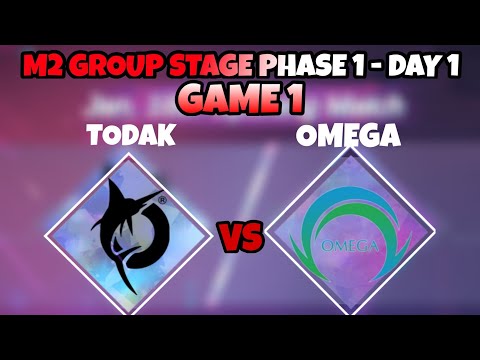Omega Esport VS Todak GAME 1 | M2 GROUP STAGE PHASE 1 - DAY 1[ENGLISH]