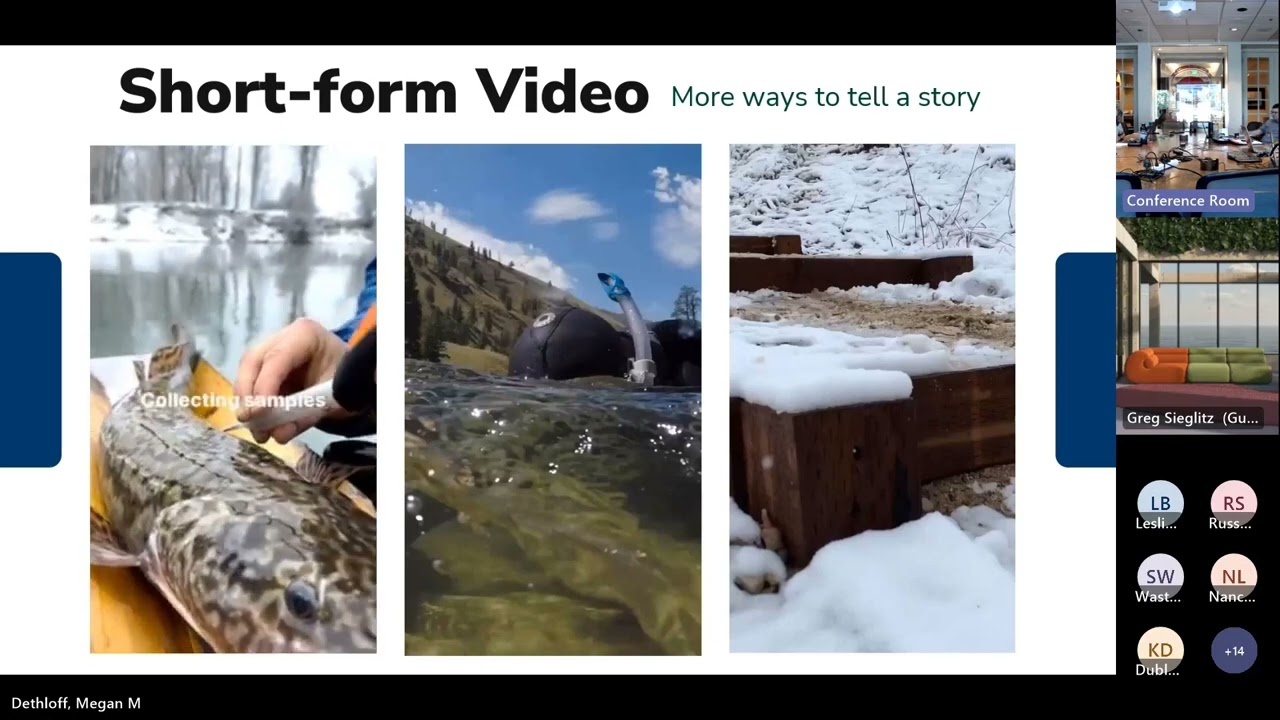 Spotlight: Fish Stories: How to Tell Your Story and Reach a Broader Audience