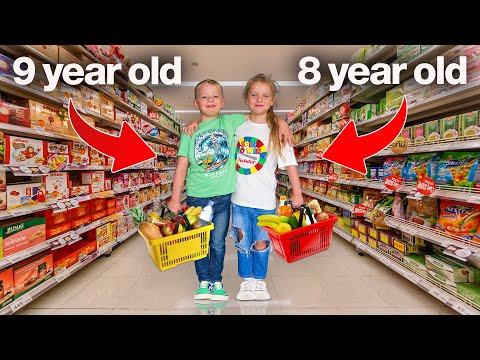 Gaby and Alex goes GROCERY Shopping for THE FIRST TIME!
