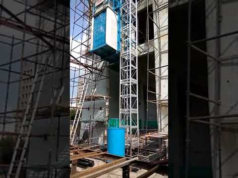 High speed construction hoist