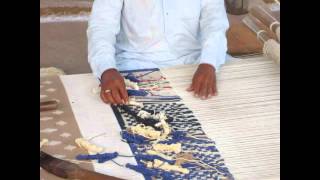 preview picture of video 'Roopraj Durry Udyog traditional floor covering weaving. Salawas, Jodhpur, Rajasthan,india'