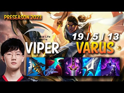 HLE Viper VARUS vs JHIN ADC - KR Ranked