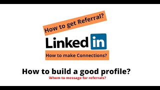 How to approach people at Linkedin | How to build connections | Whom to message for referrals