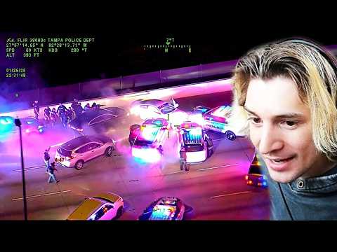 Massive Response to Serial Hit-And-Run Driver | xQc Reacts