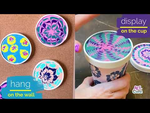 Art Café Latte-Inspired Painting Set - Cheery Colors