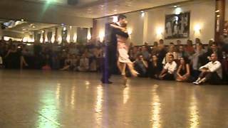 Javier Rodríguez y Nohelia Barsi en la Milonga La Baldosa