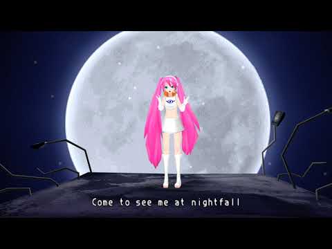 Hatsune Miku - Moon - Space Channel 5 4K 3840x2160 UHD PSP 60 FPS