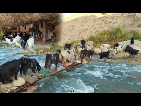 Nomadenleben, Entdeckung von Höhlen, Aquädukten und seltsamen Quellen im Zagros-Gebirge, Iran