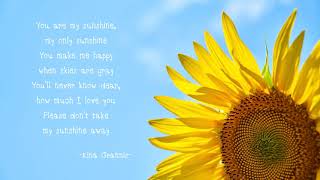 You Are My Sunshine ❀ Kina Grannis