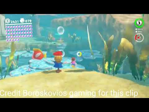 Mario Odyssey Power moon 28 seaside kingdom Impossible  way!