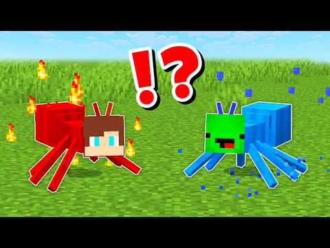 JJ and Mikey become ELEMENTAL ANTS CHALLENGE in Minecraft / Maizen Minecraft