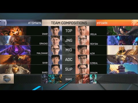 TSM vs P1 Game 1 D1W8 NA LCS Summer Split 2016 |Team Solomid vs Phoenix1 Day 1 Week 8
