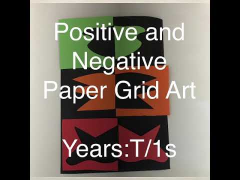 Positive and Negative Grid Collage, Years T/1