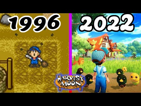 Evolution of Harvest Moon Games ( 1996-2022 )