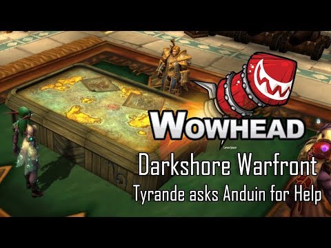 Darkshore Warfront - Tyrande asks Anduin for Help