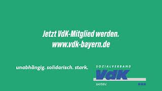 Video: Nächstenpflege braucht Kraft und Unterstützung – Werden Sie Mitglied beim VdK Bayern!