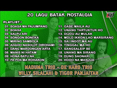 Kompilasi Lagu Batak Nostalgia - Maduma Trio, De Hard Trio, Willy Silalahi & Tigor Panjaitan