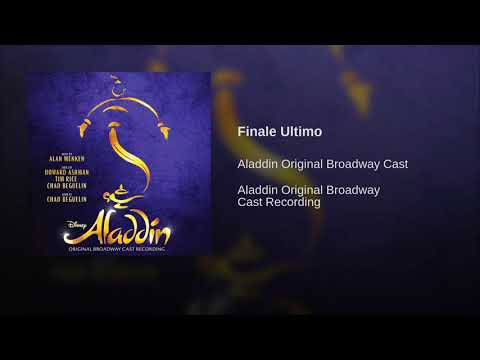 Shot of Finale Ultimo by Aladdin Original Broadway Cast