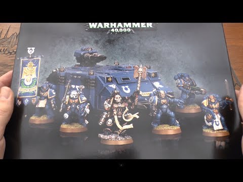 Space Marine Reclusiam Command Squad unboxing and review (WH40K)