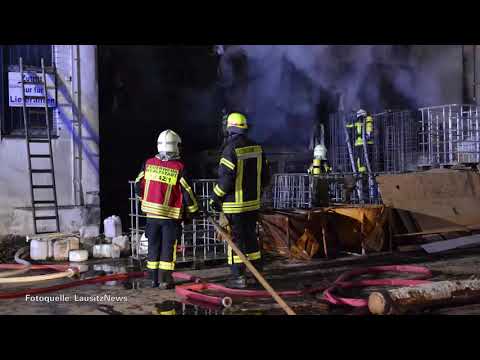Hoyerswerda: Brand in Gewerbegebiet - LAUSITZWELLE