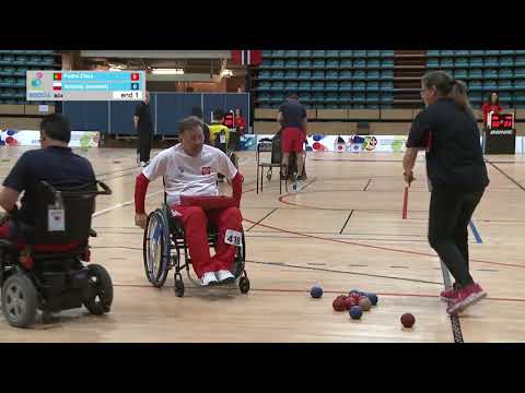 BISFed Boccia Word Open 17.06.2016 – 411 Pedro Clara (POR) vs. 418 Andrzej Janowski (POL) (BC4)