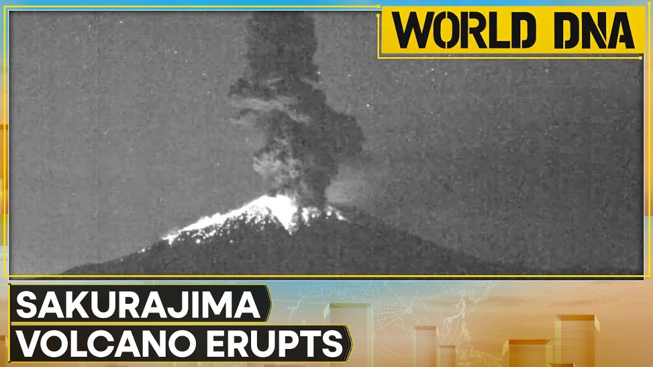 Japan’s Mt. Sakurajima Volcano Erupts Multiple Times, Ash Plume Reaches 4.4 Kms | WION World DNA