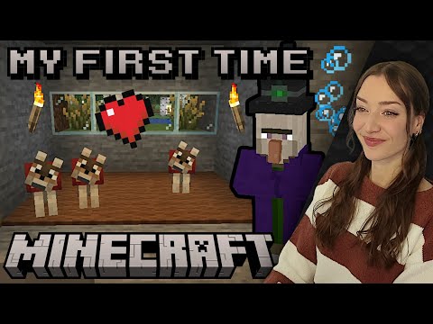 1st Ever Playthrough · A Pack Of Wolves & My First Witch · MINECRAFT [10]