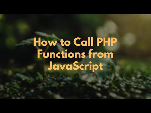 How To Call A Javascript Function In Php