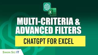 ChatGPT for Excel: Multicriteria Calculations and Advanced Filters