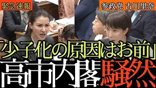 子ども1人月10万円給付は実現できるか？参政党・吉川里奈vs高市総理【予算委員会 少子化質疑】