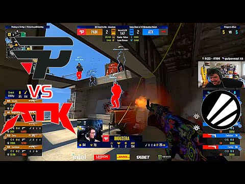 GAULES TRANSMITINDO PAIN VS ATK - IEM ROAD TO RIO 2022 AMERICAS RMR (VERTIGO - MAPA 2 MD3)