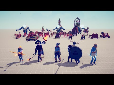 The GODS vs EVERY FACTION｜Totally Accurate Battle Simulator TABS