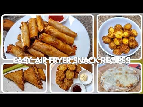 5 EASY SNACKS RECIPE IN AIR FRYER / AIR FRYER RECIPES / LENEY KITCHEN