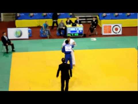 Judo-2012 ECh-23 (Prague) 90 kg Semifinal Nhabali (UKR) - Zankishiev (RUS)