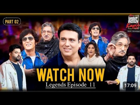 Watch Now: Legends Episode 11 | Part 2 | Govinda, Chunky, Shakti| The Great Indian Kapil Sharma Show