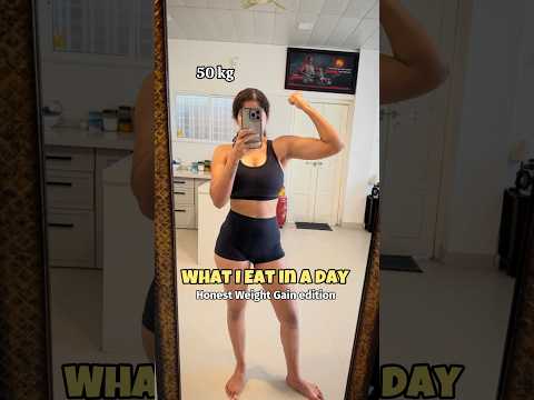 What I eat in a day ( my Honest weight gain routine food)♥️🥰 #weightgain