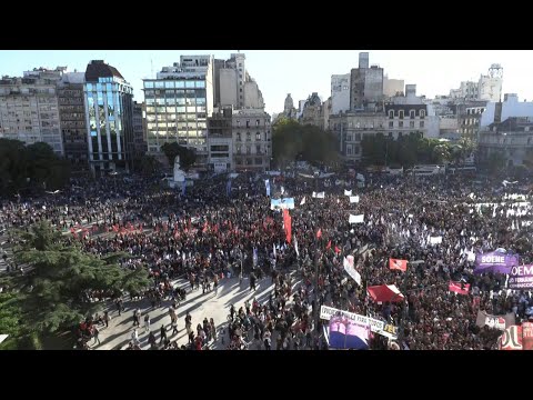 Students march through Buenos Aires against university budget cuts | AFP