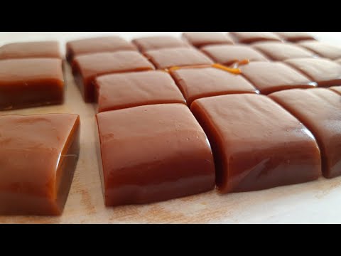 Easy Homemade Chewy Toffee Recipe | How to make caramel candy at home [Only 3 ingredients]
