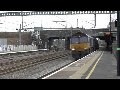 (HD) DRS 66434 4S55 Daventry - Coatbridge at Tamworth 07/03/2015