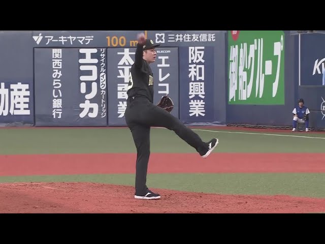 【8回表】伸びのあるストレート!! バファローズ・吉田輝星 高めのボールで三振を奪う!! 2024年8月15日 オリックス・バファローズ 対 東北楽天ゴールデンイーグルス